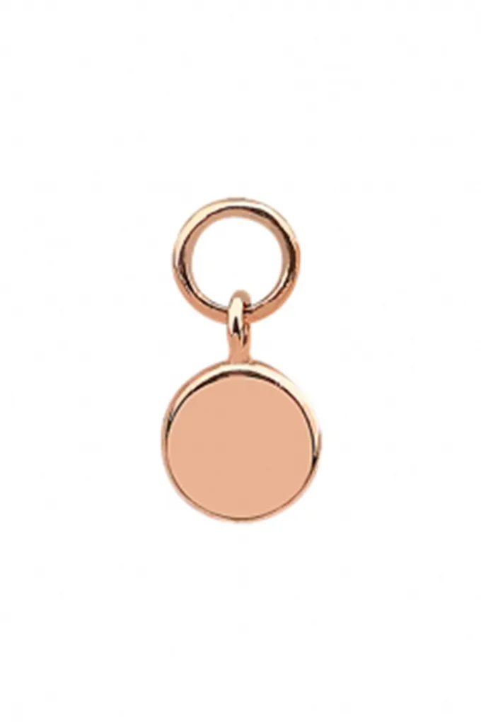 14 Real Solid Gold Everyday Minimalist Small Modern Trendy Dangle Boho Round Hoop Earring Charm