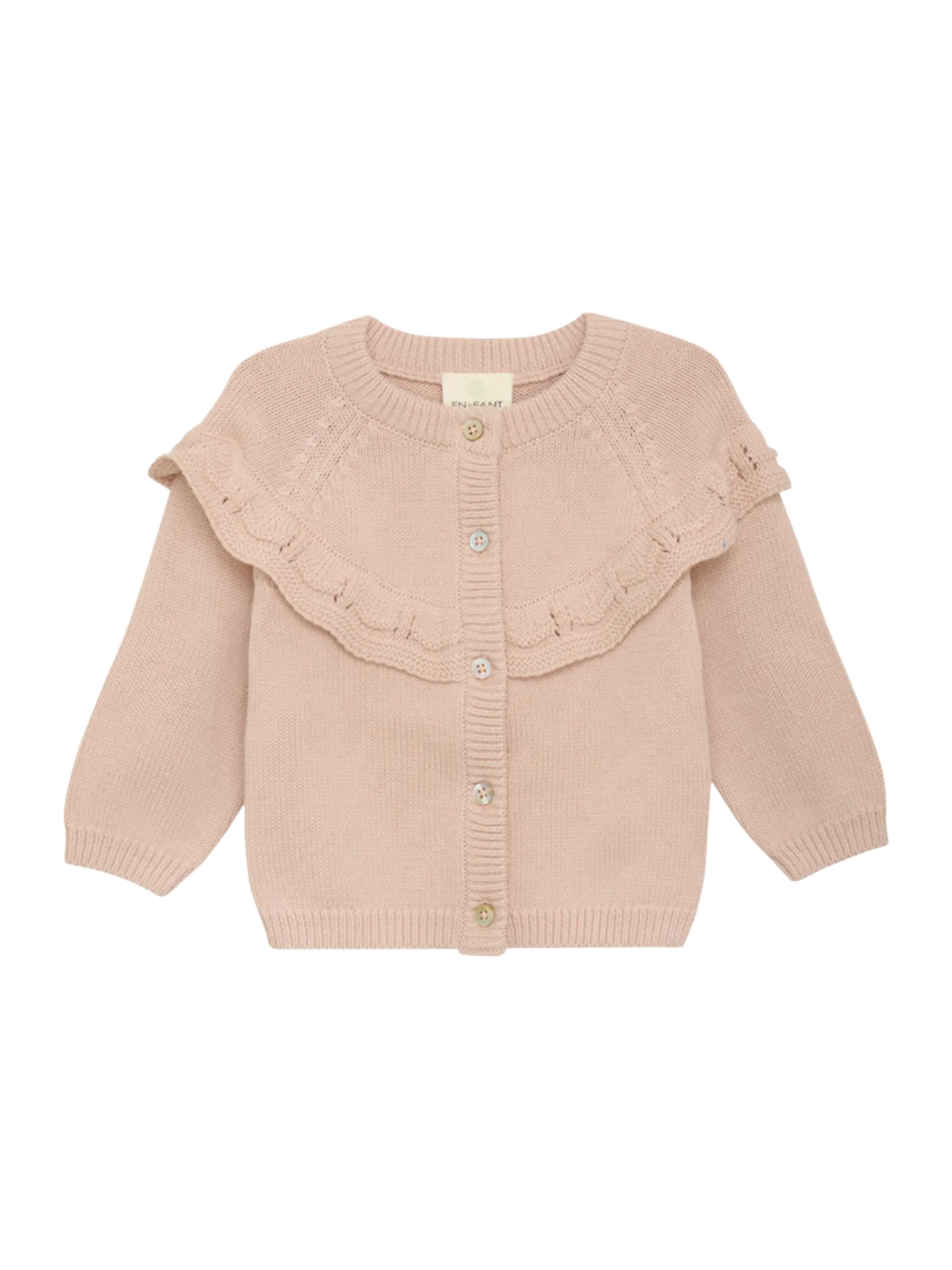 (210290) Cardigan Knit - Peach Whip