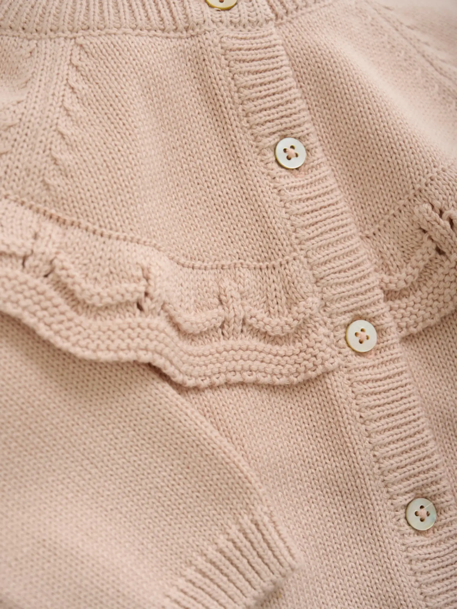 (210290) Cardigan Knit - Peach Whip