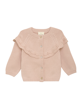 (210290) Cardigan Knit - Peach Whip