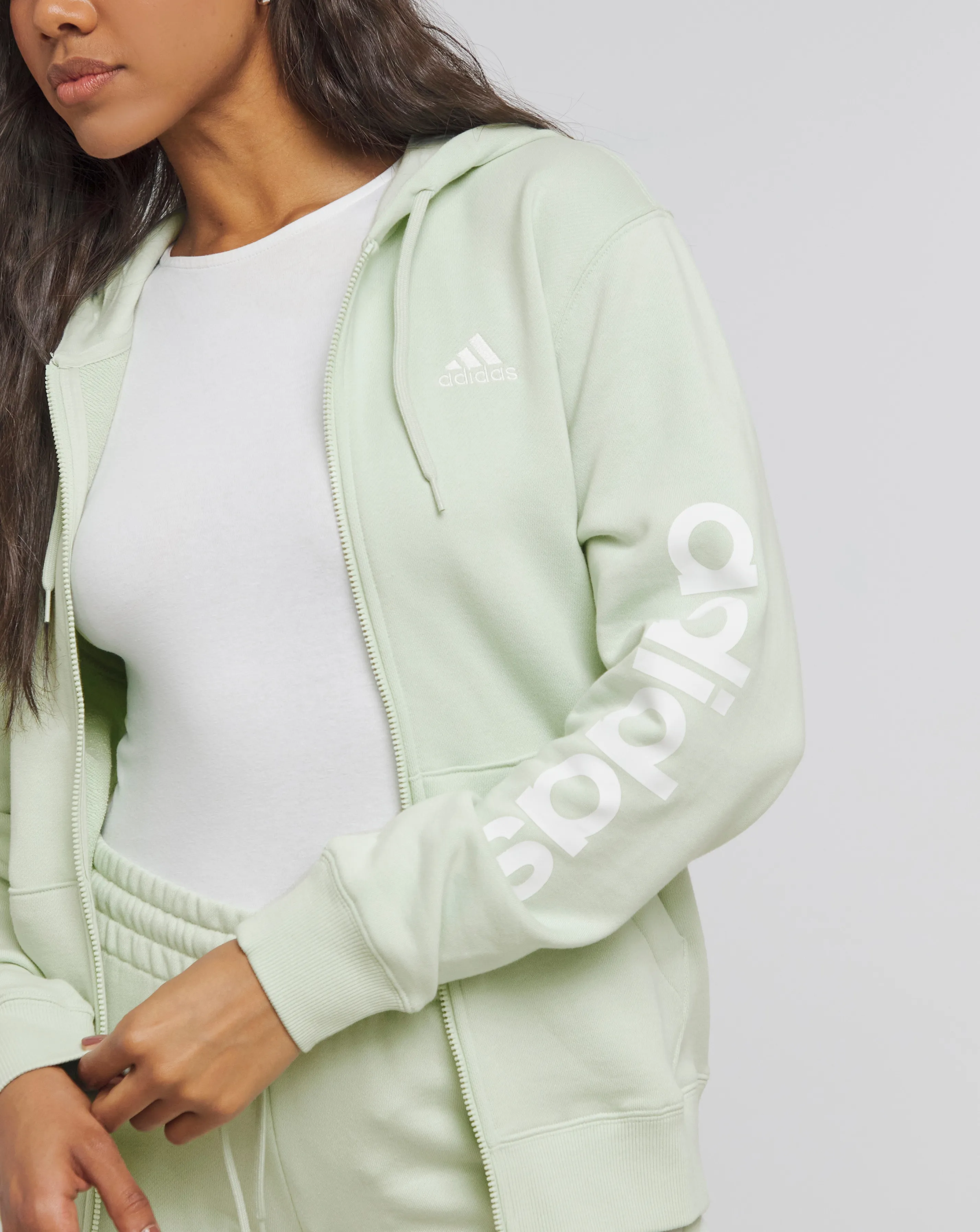 adidas Essentials Full Zip French Terry Hoodie | Simply Be