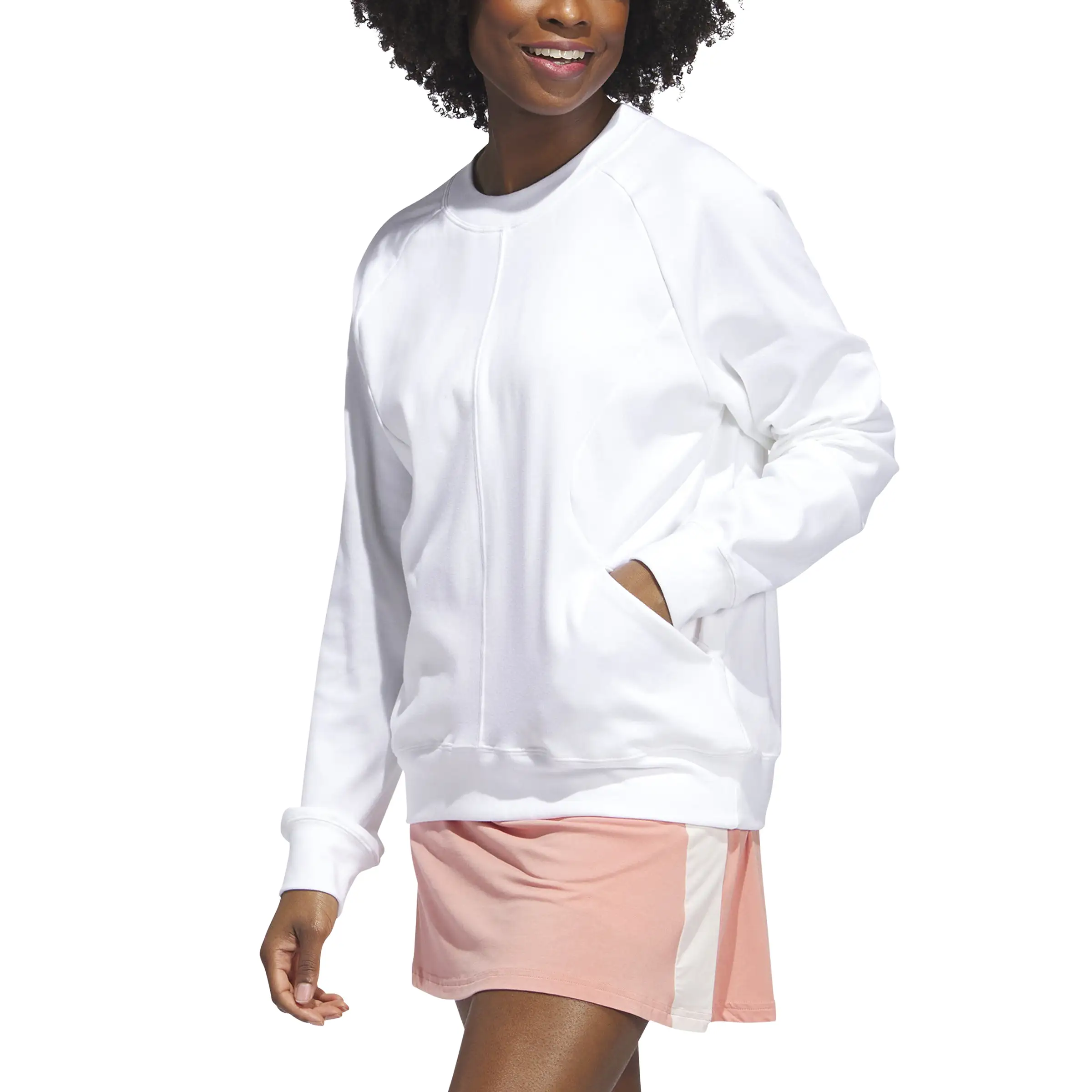 adidas Golf Women's Made With Nature Sweatshirt - White