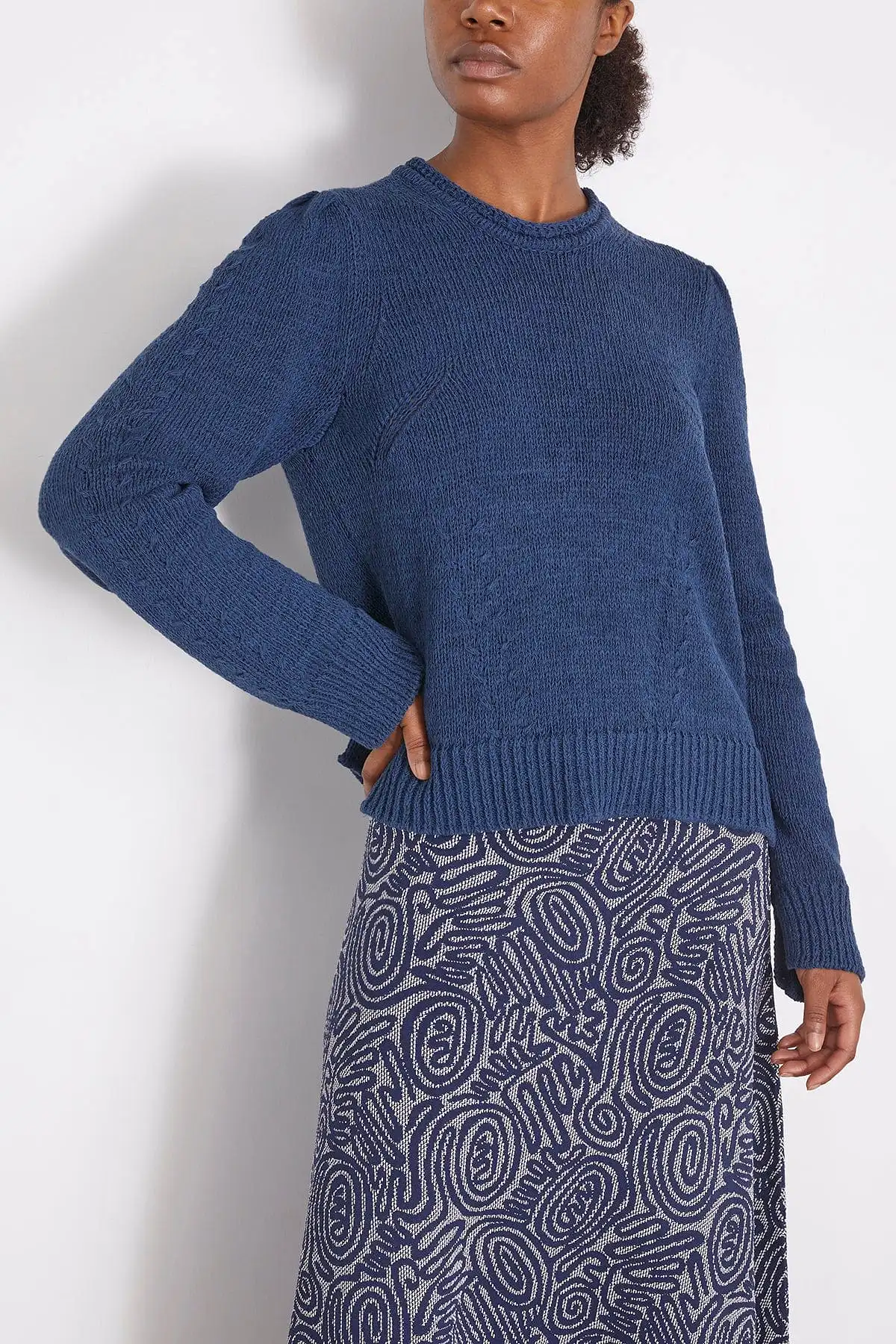 Alana Pullover in Midnight