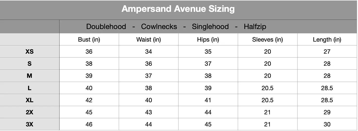 Ampersand Avenue - Doublehood Sweatshirt - All Booked