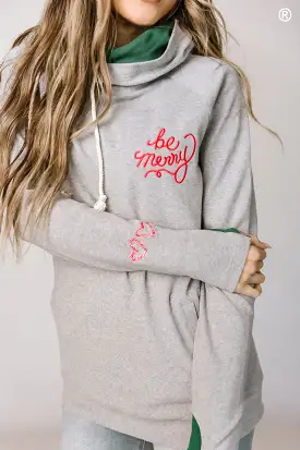 Ampersand Avenue - Doublehood Sweatshirt - Be Merry