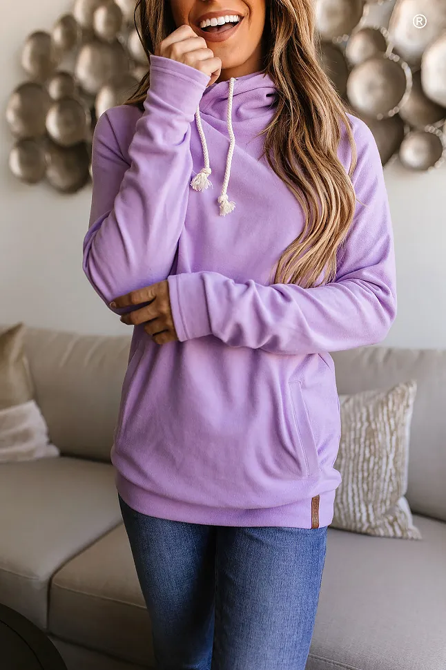 Ampersand Avenue - Doublehood Sweatshirt - Wisteria