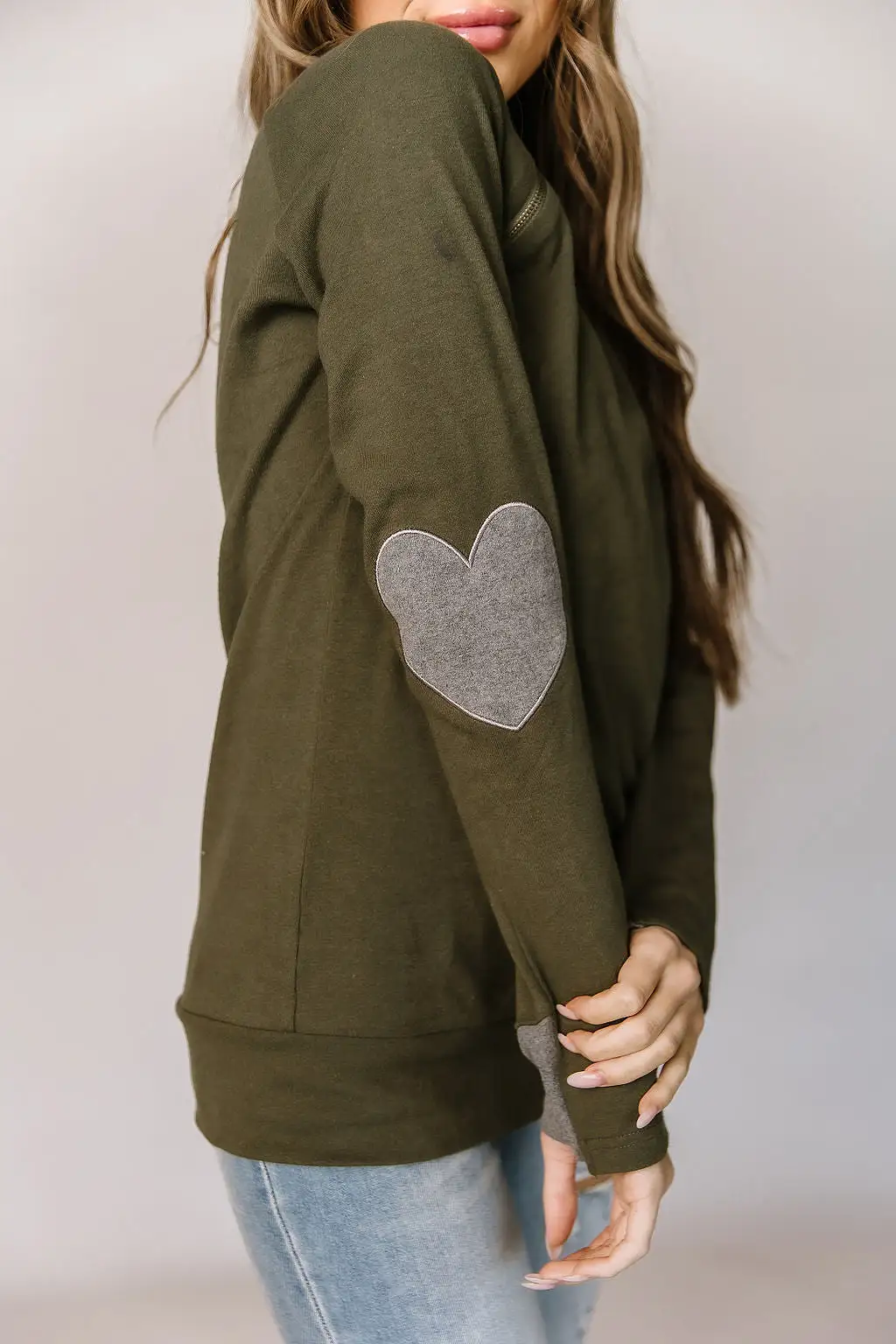 Ampersand Avenue Side Zip Pullover Follow Your Heart