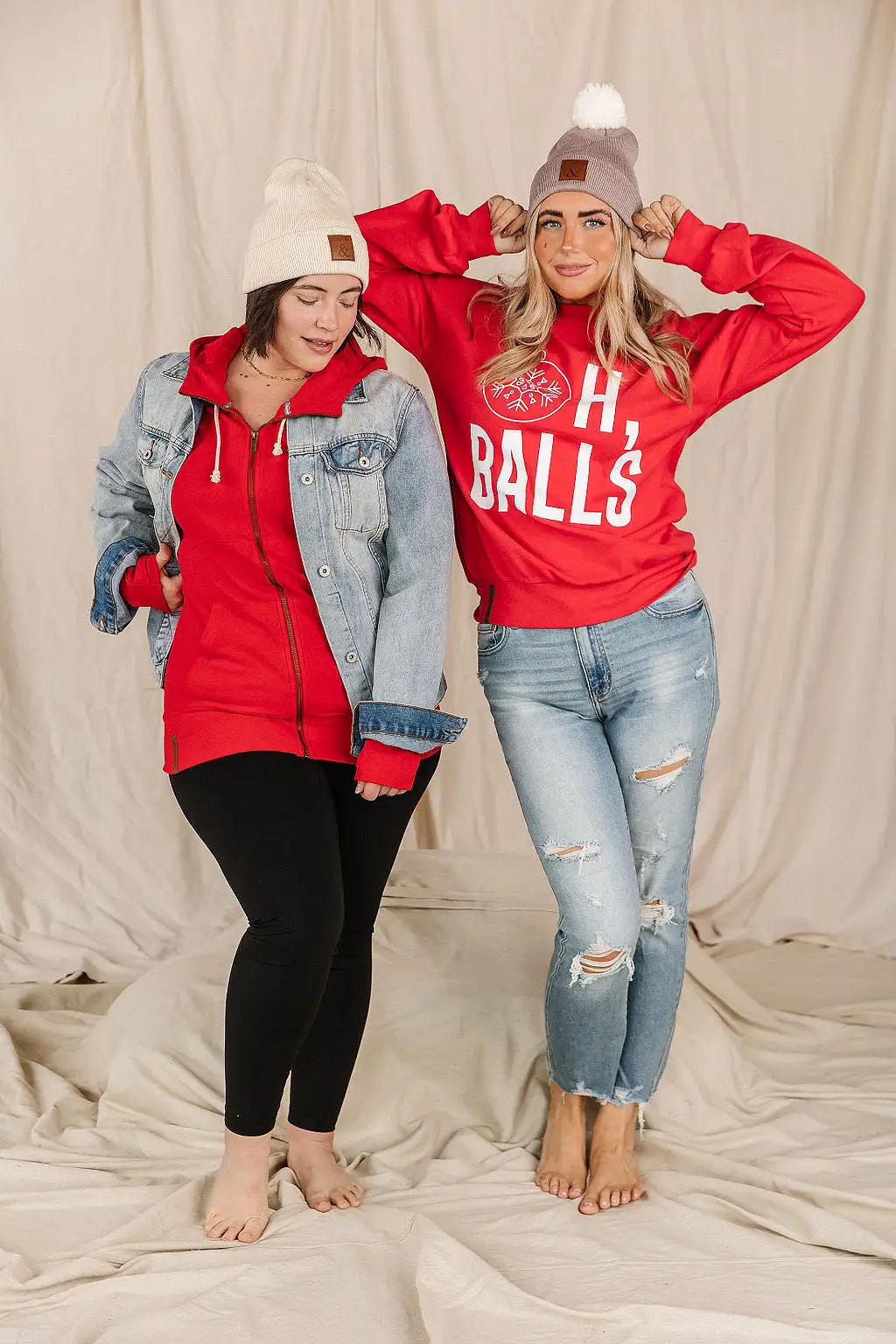 Ampersand Avenue University Pullover - Oh Balls