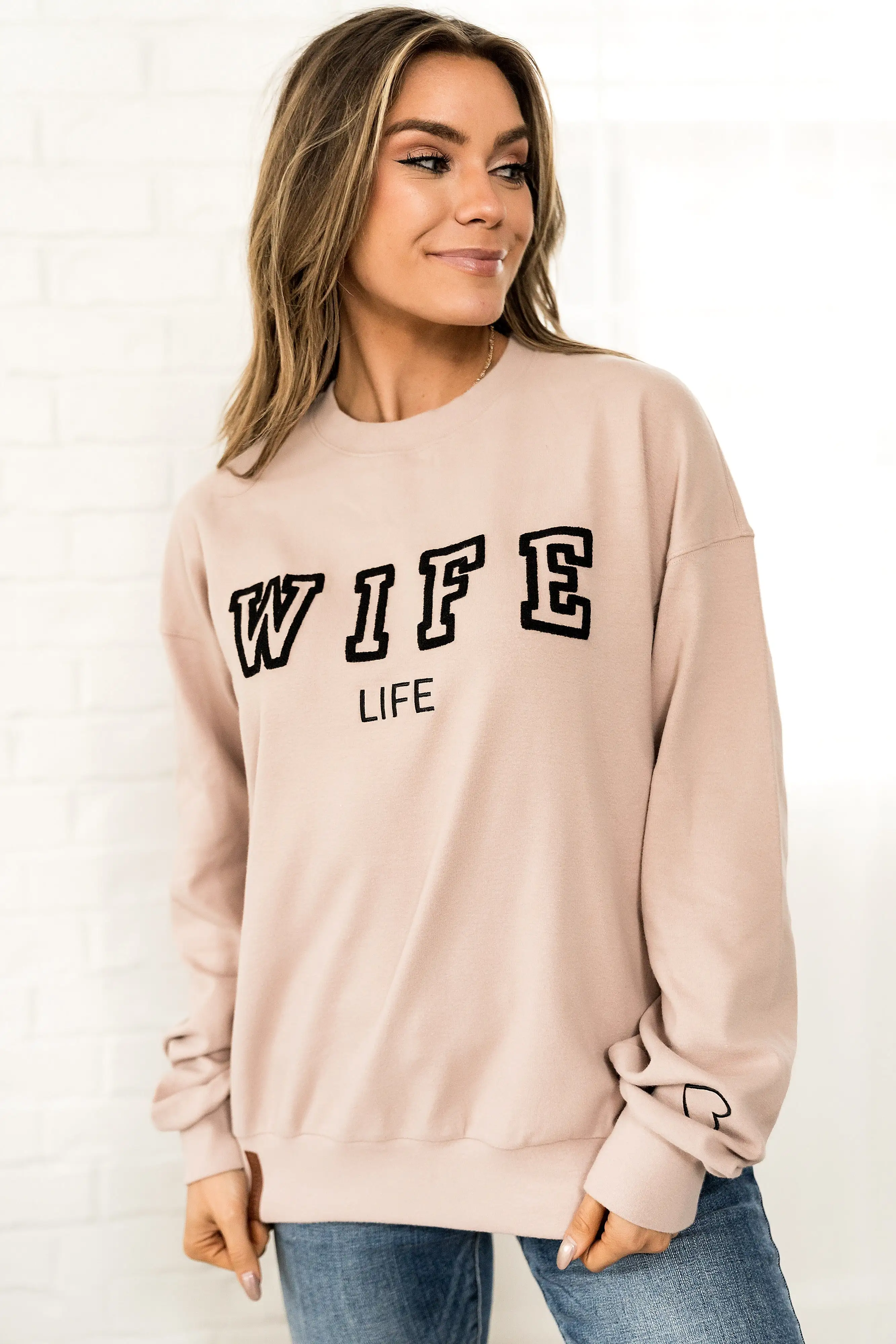 Ampersand Avenue University Pullover - Wife Life