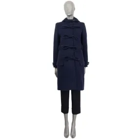 Balenciaga Bow Detail Hooded Duffle Coat