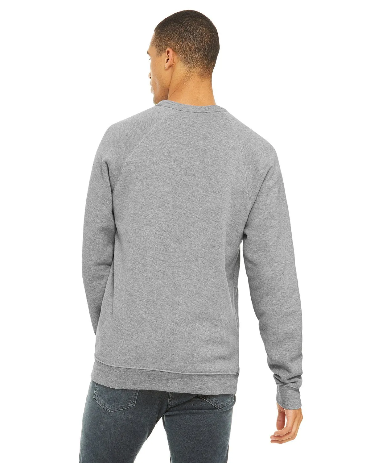 Bella + Canvas Unisex Sponge Fleece Crewneck Sweatshirt 3901 Athletic Heather