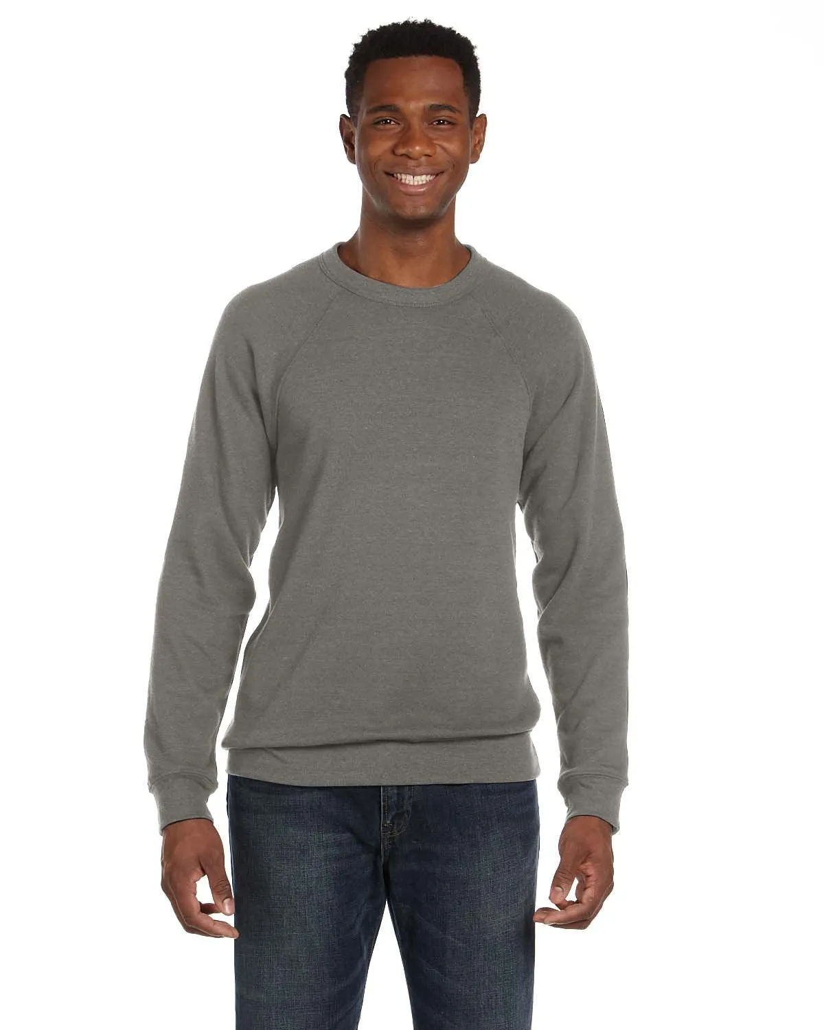 Bella + Canvas Unisex Sponge Fleece Crewneck Sweatshirt 3901 Grey Triblend