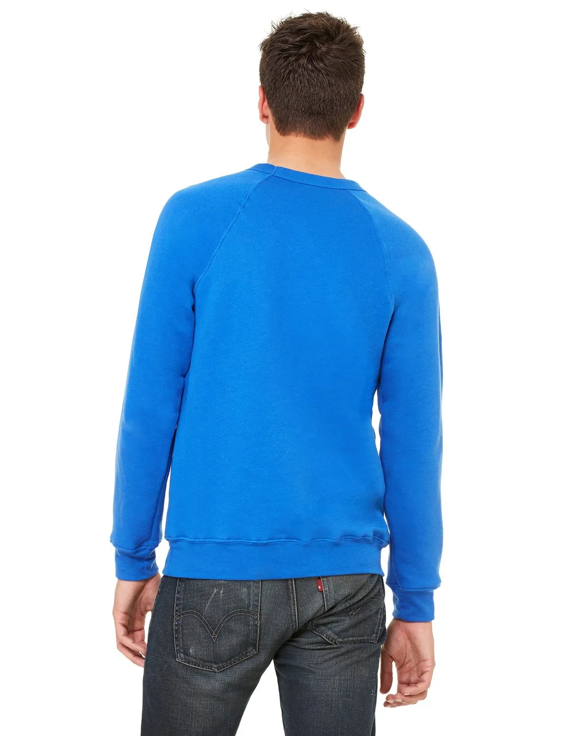 Bella + Canvas Unisex Sponge Fleece Crewneck Sweatshirt 3901 True Royal