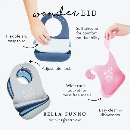 Bella Tunno brand Silicone Wonder Bib