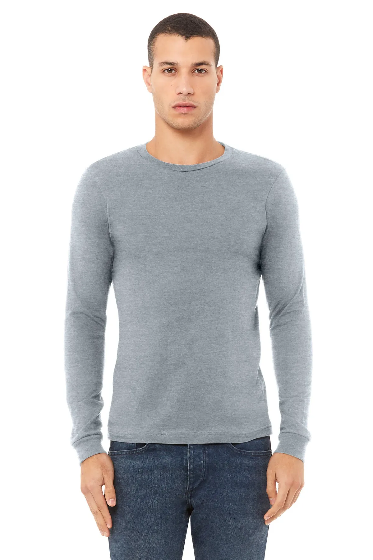 BELLA+CANVAS Unisex Heather CVC Long Sleeve Tee BC3501CVC