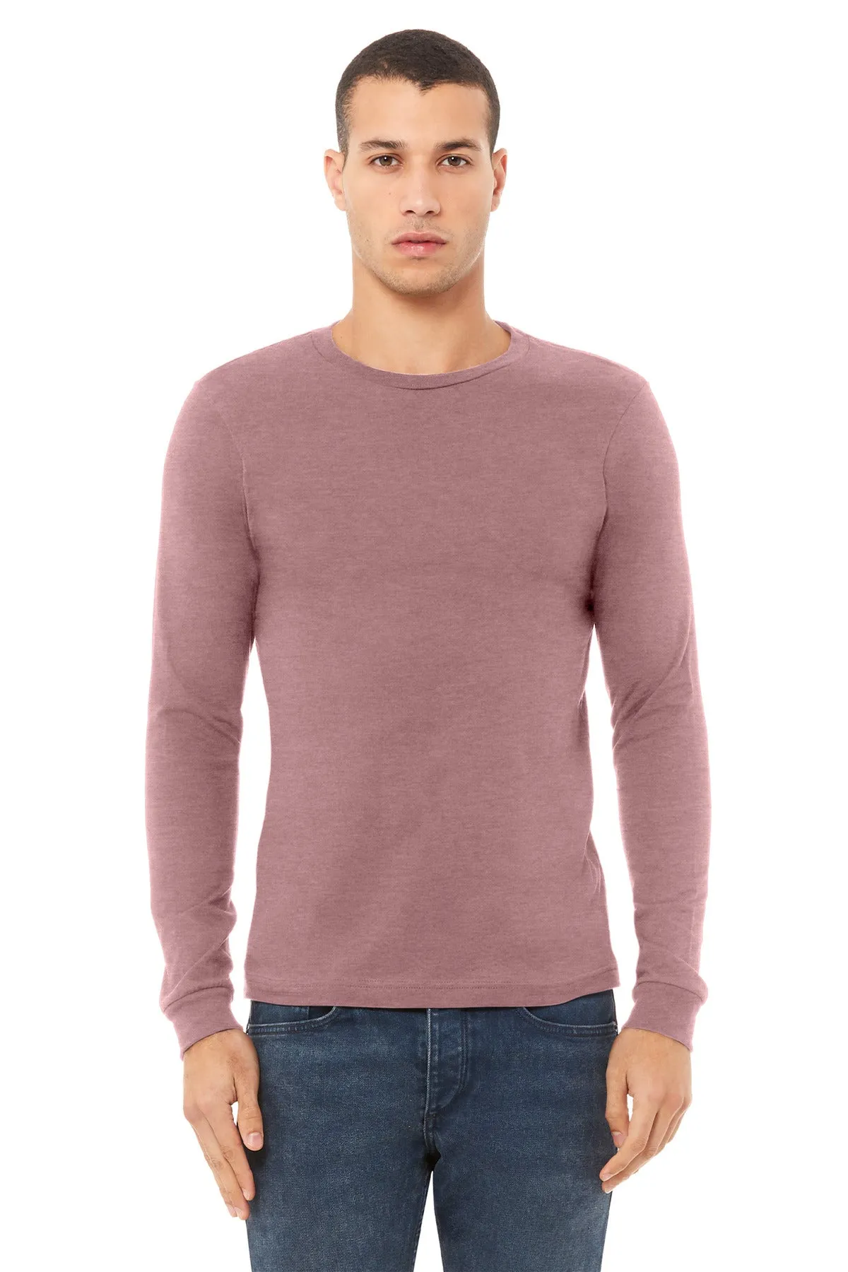 BELLA+CANVAS Unisex Heather CVC Long Sleeve Tee BC3501CVC