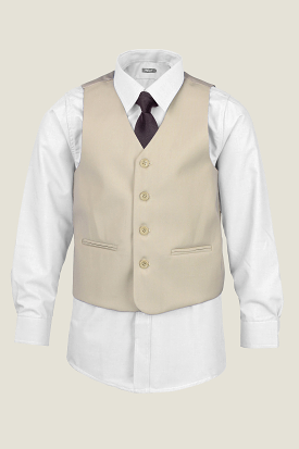 Boys Beige Vest