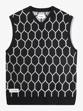 Butter Goods Chain Link Knitted Vest - Black