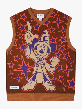 Butter Goods x Disney Starry Skies Knitted Vest - Brown