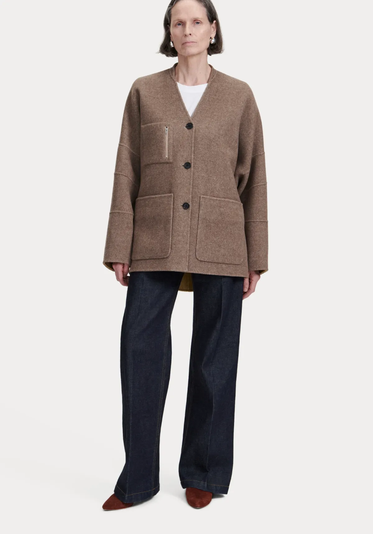 Canal Coat - Sencha/Light Brown