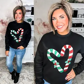 Candy Cane Lane Pullover Sweatshirt