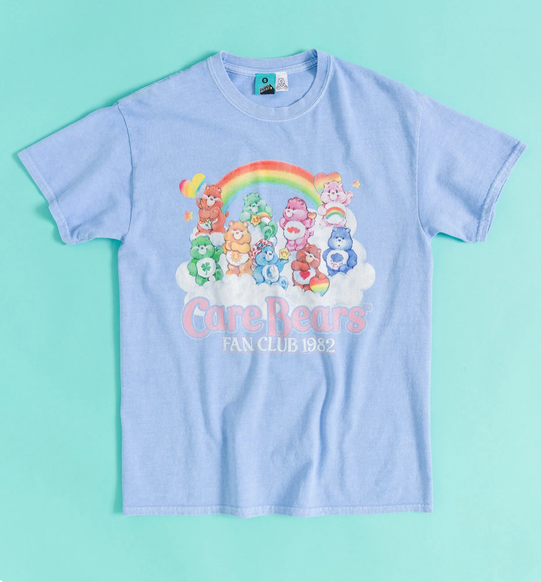 Care Bears Fan Club 1982 Vintage Wash Blue T-Shirt