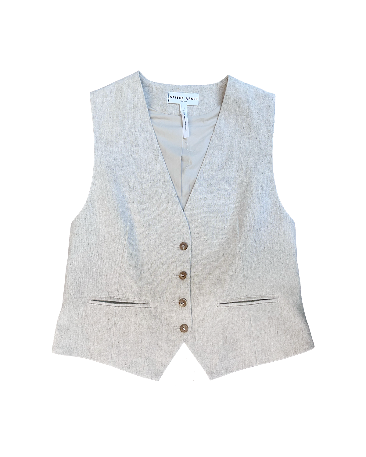 Cecilia Vest (Flax)