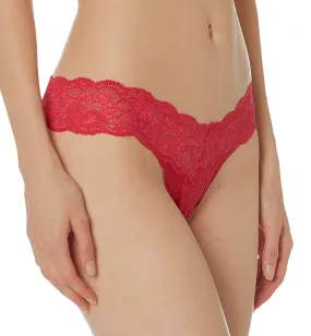 Cosabella Never Say Never Cutie Lowrider Thong (NEVER03ZL) - Mystic Red