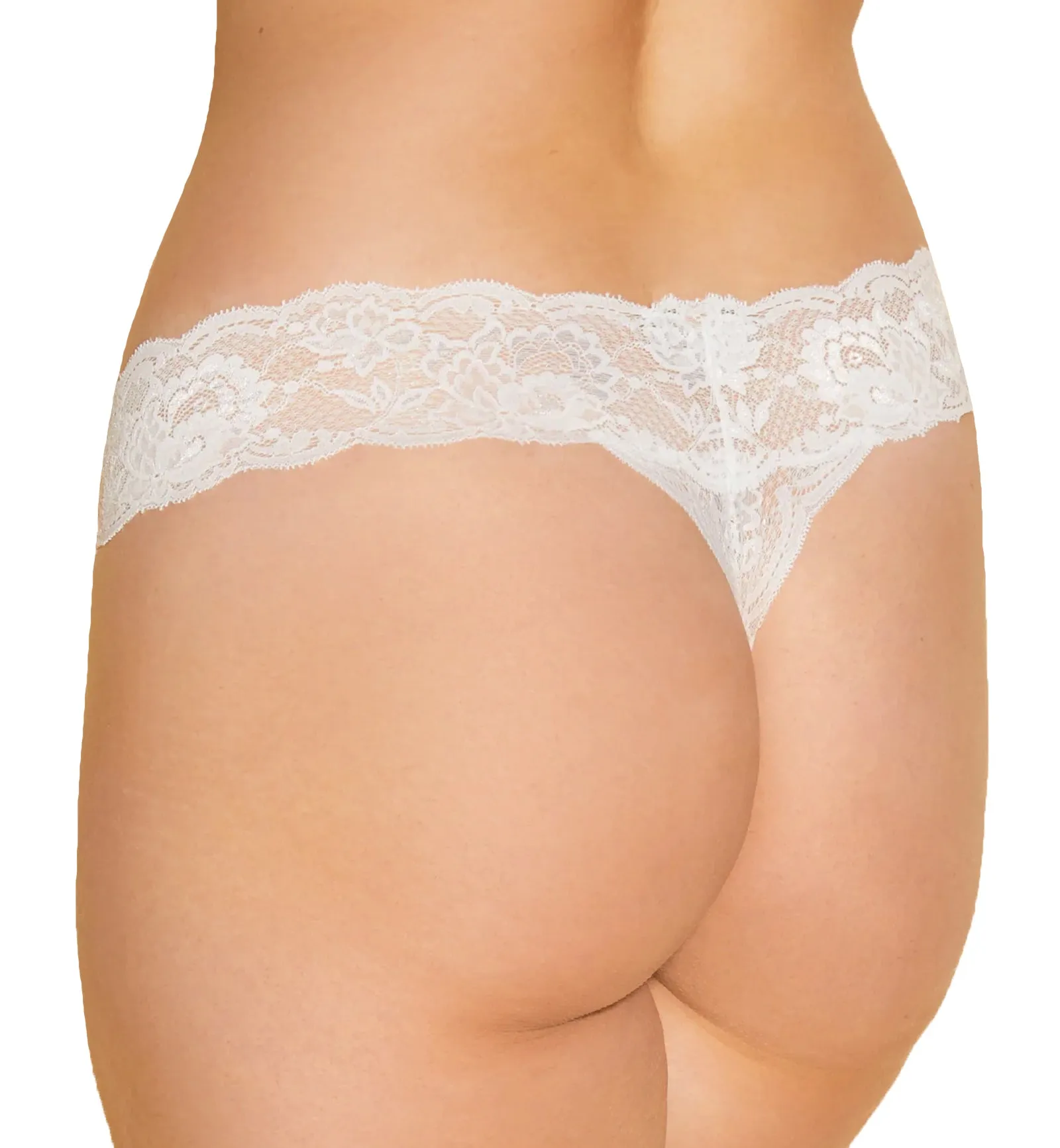 Cosabella Never Say Never Cutie Lowrider Thong (NEVER03ZL) - White