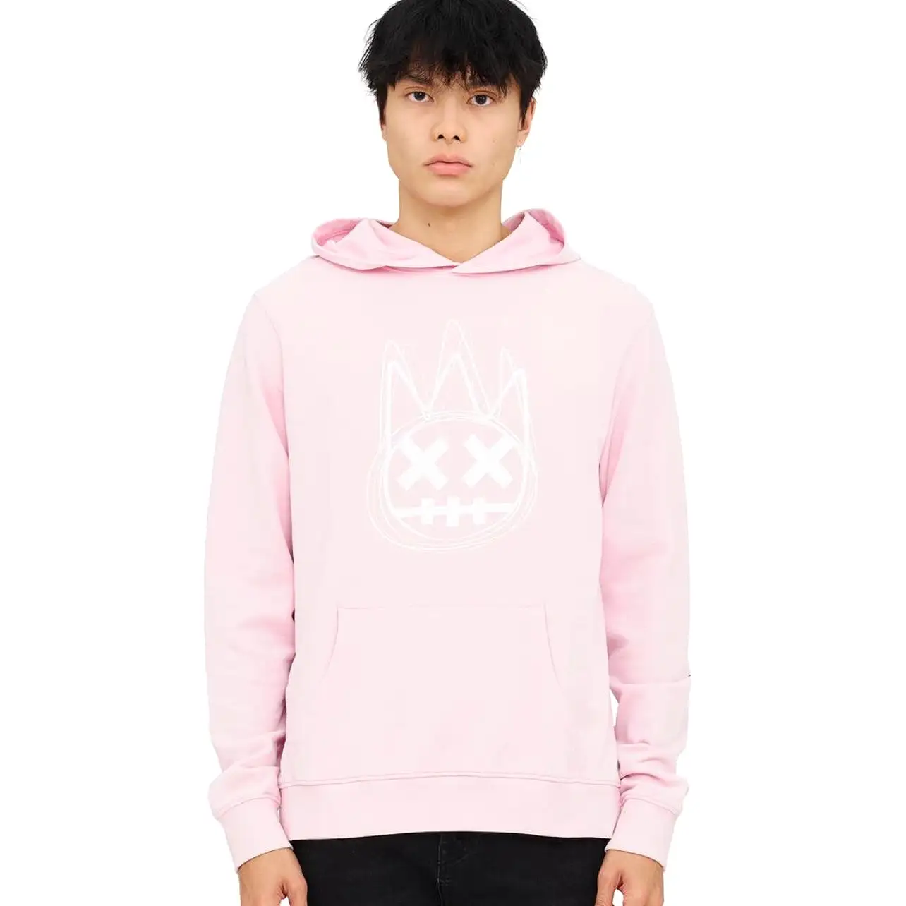 Cult French Terry Powder Pink Logo Pullover