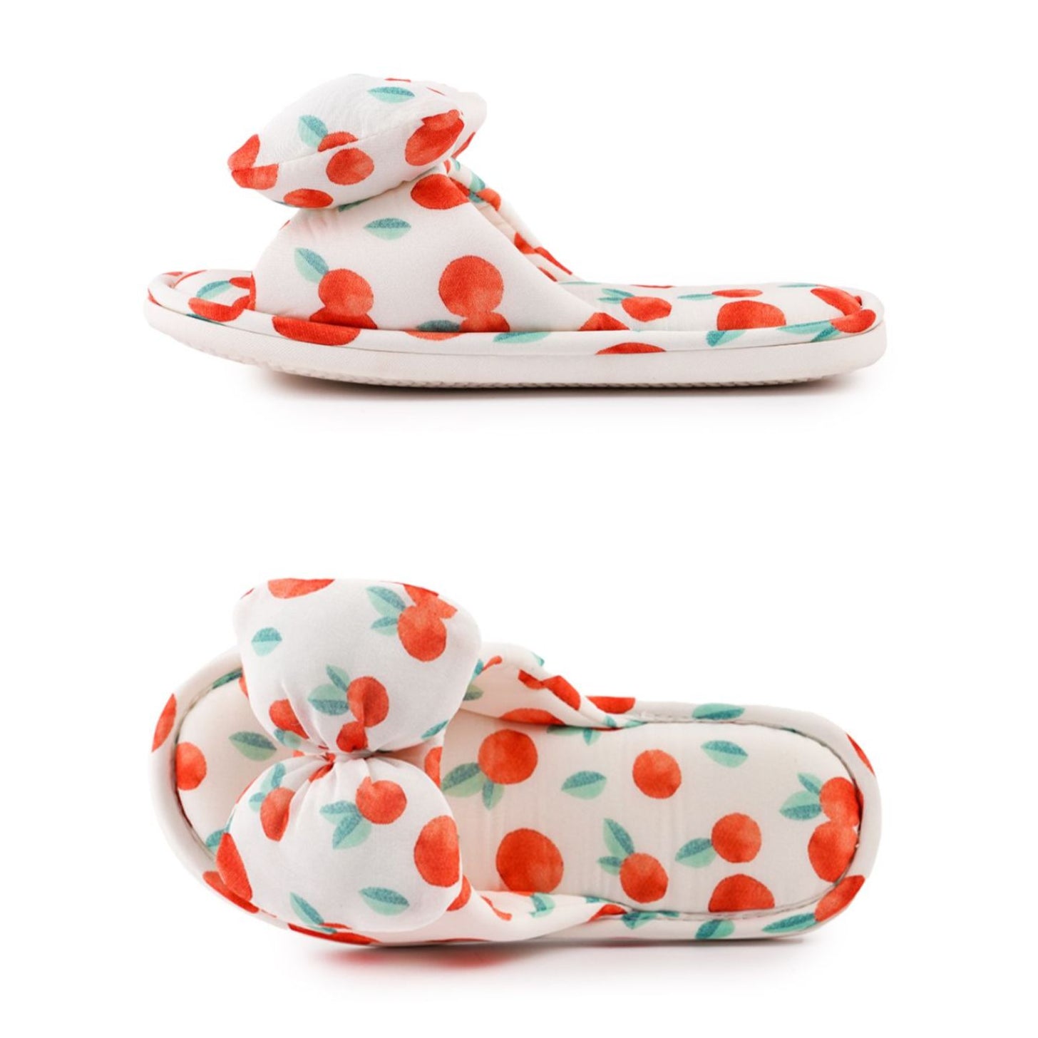 Cute Bow Soft Bottom Slippers