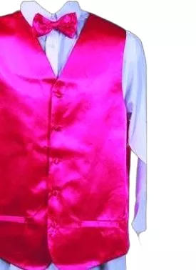 DANIEL ELLISSA SOLID VEST SET VS801 FUCHSIA