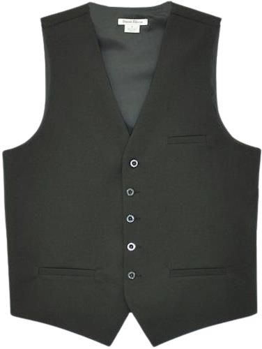 DANIEL ELLISSA WAITER VEST VW01 BLACK