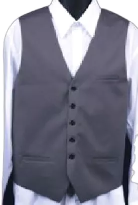 DANIEL ELLISSA WAITER VEST VW01 CHARCOAL