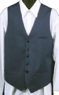 DANIEL ELLISSA WAITER VEST VW01 NAVY