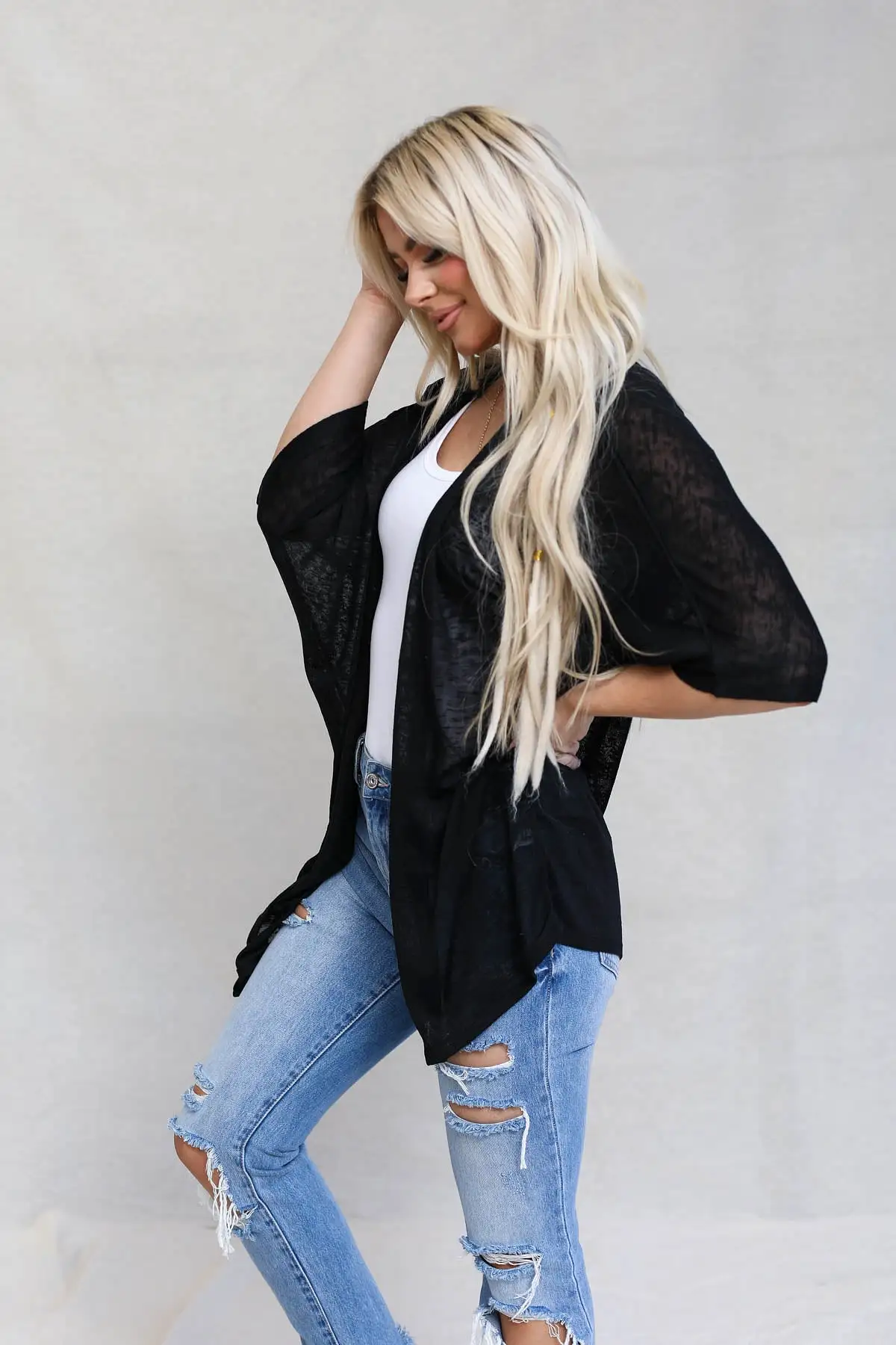 Dolman Open Cardigan