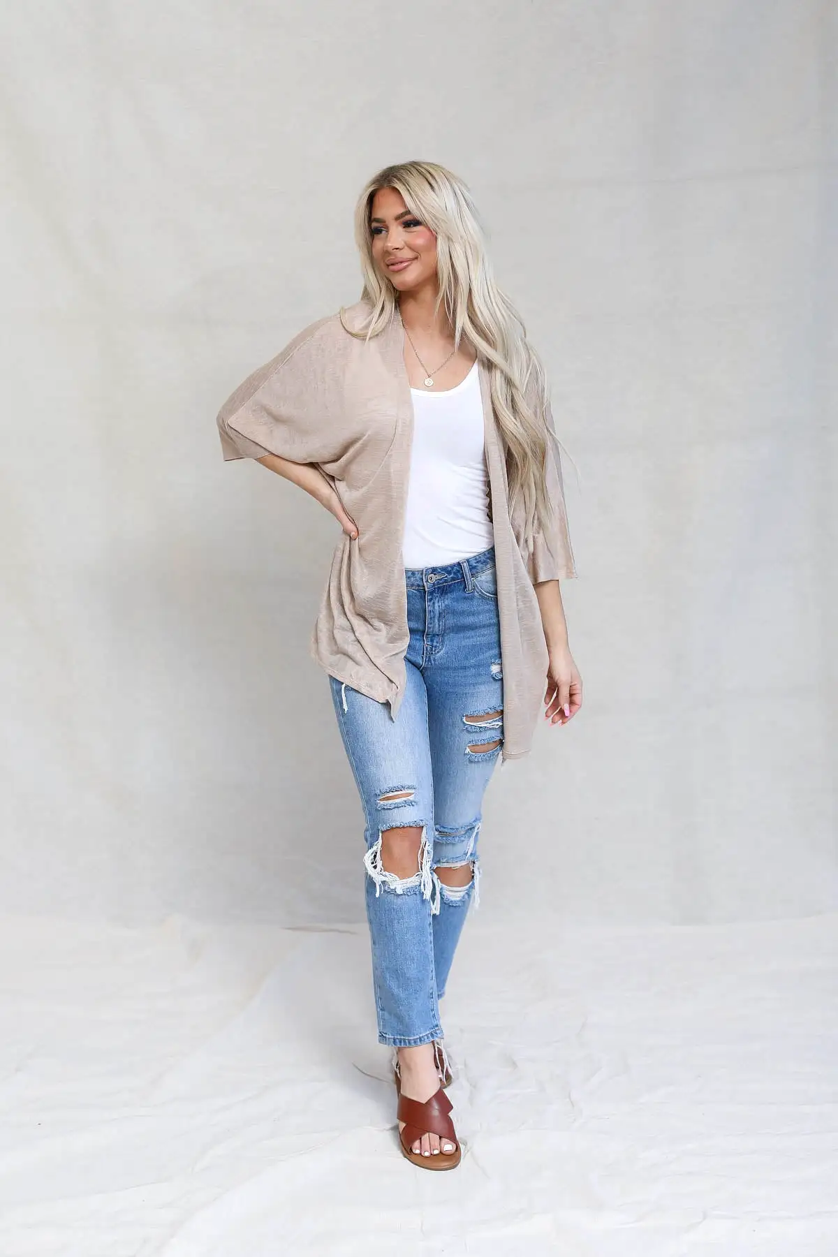 Dolman Open Cardigan