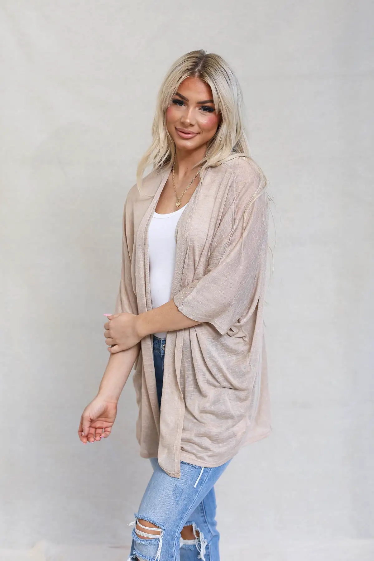 Dolman Open Cardigan