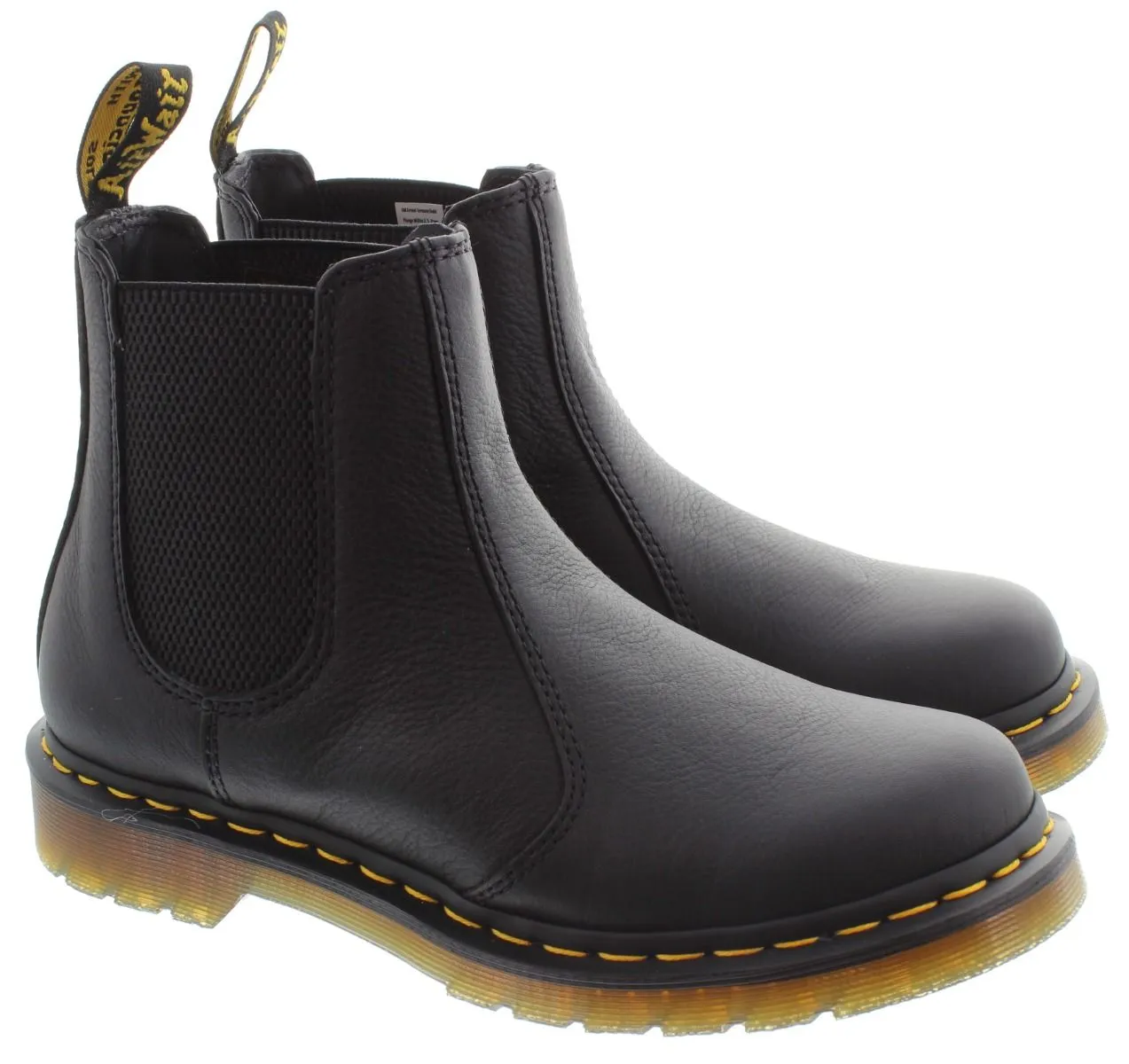 DR MARTENS Adults 2976 Virginia Chelsea Boots In Black