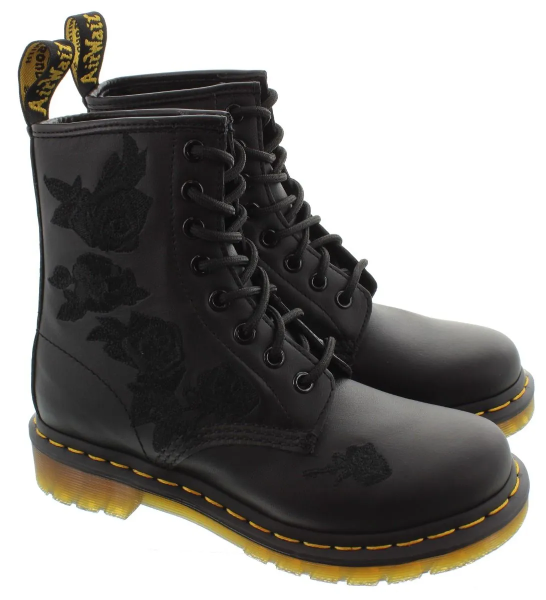 DR MARTENS Ladies 1460 Vonda Mono Boots In Black