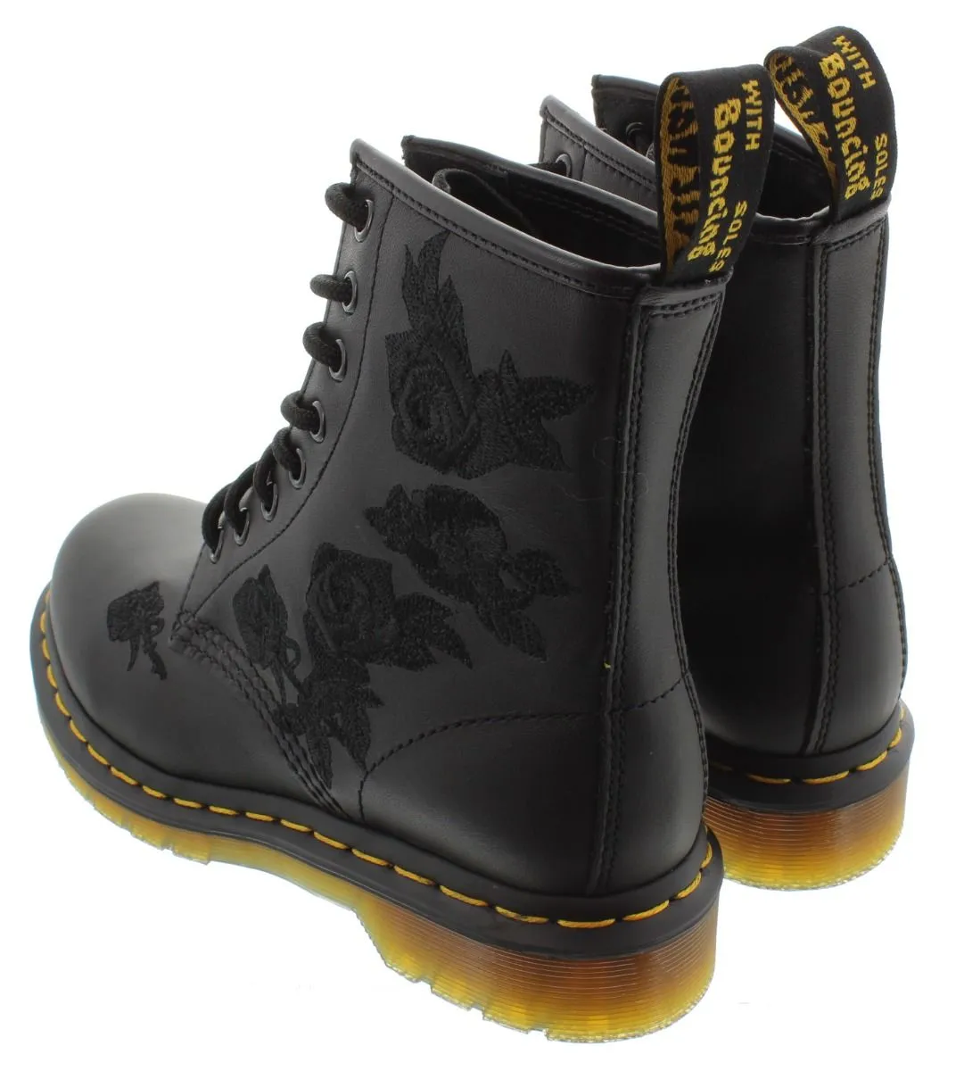 DR MARTENS Ladies 1460 Vonda Mono Boots In Black