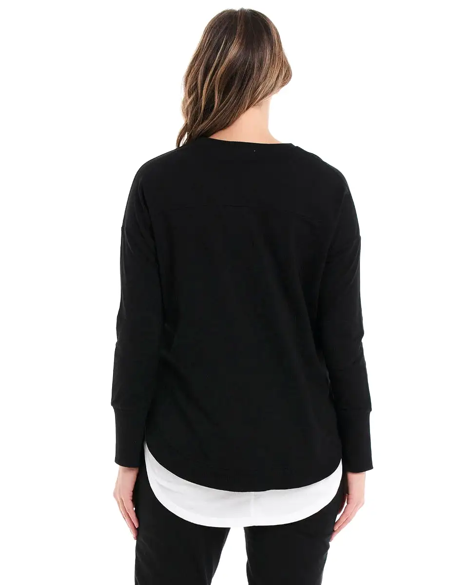 French Terry Sweat Black