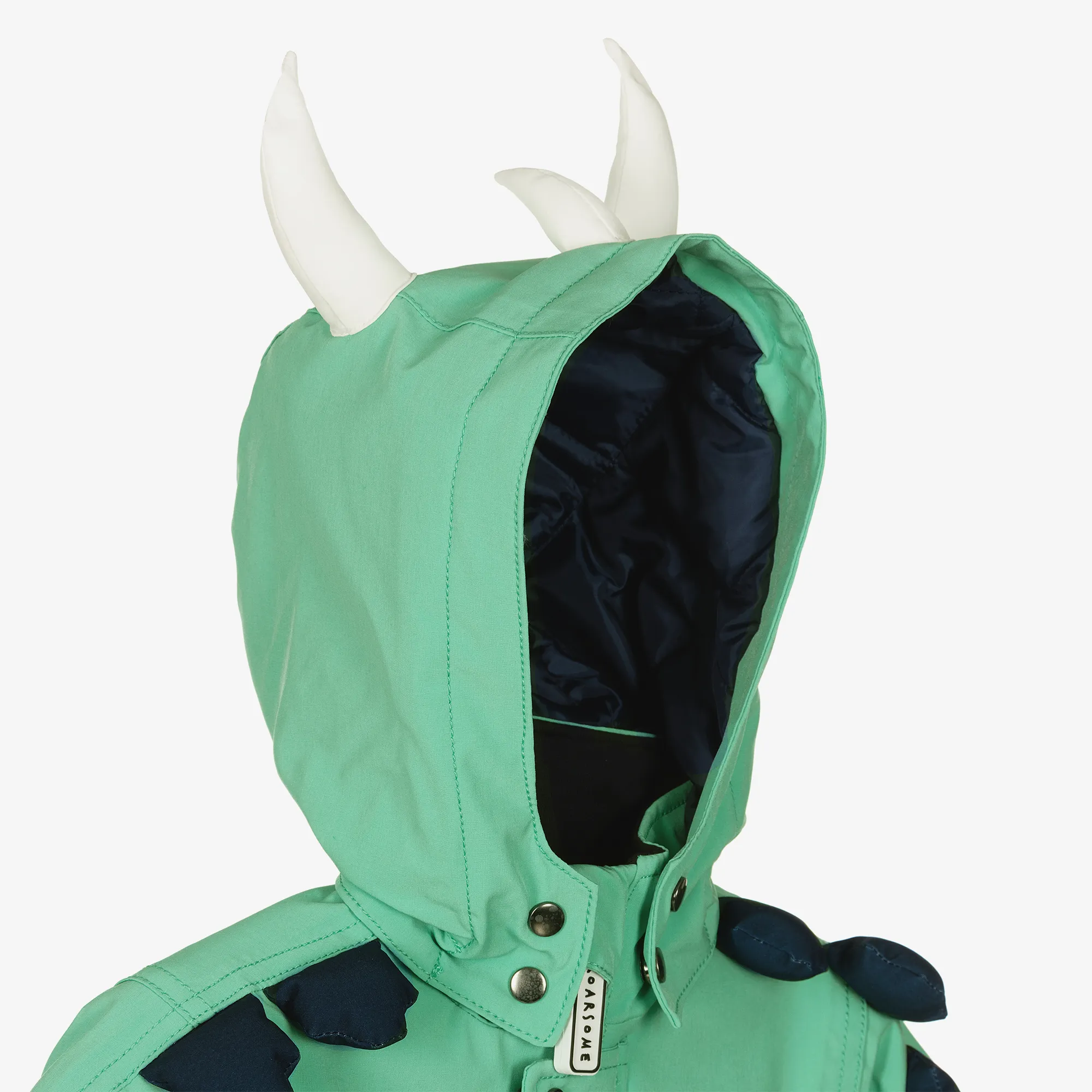 Green Spike The Dinosaur Waterproof Coat