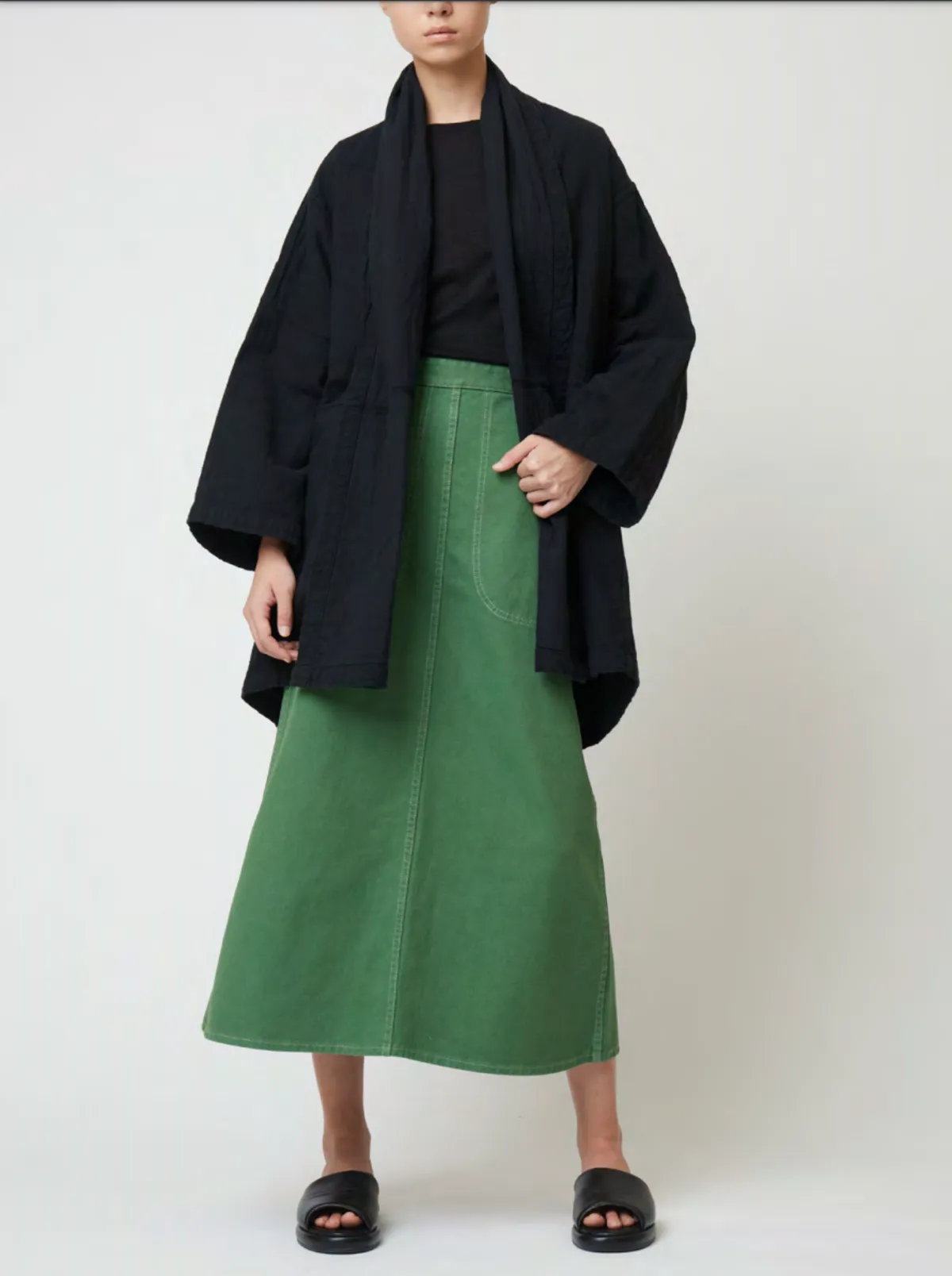 Haori Coat - Black