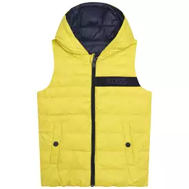 Hugo Boss Boys Down Vest _Yellow J26486-616