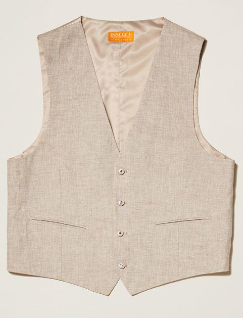 Inserch Classic Linen Vest V66010 (3 COLORS)