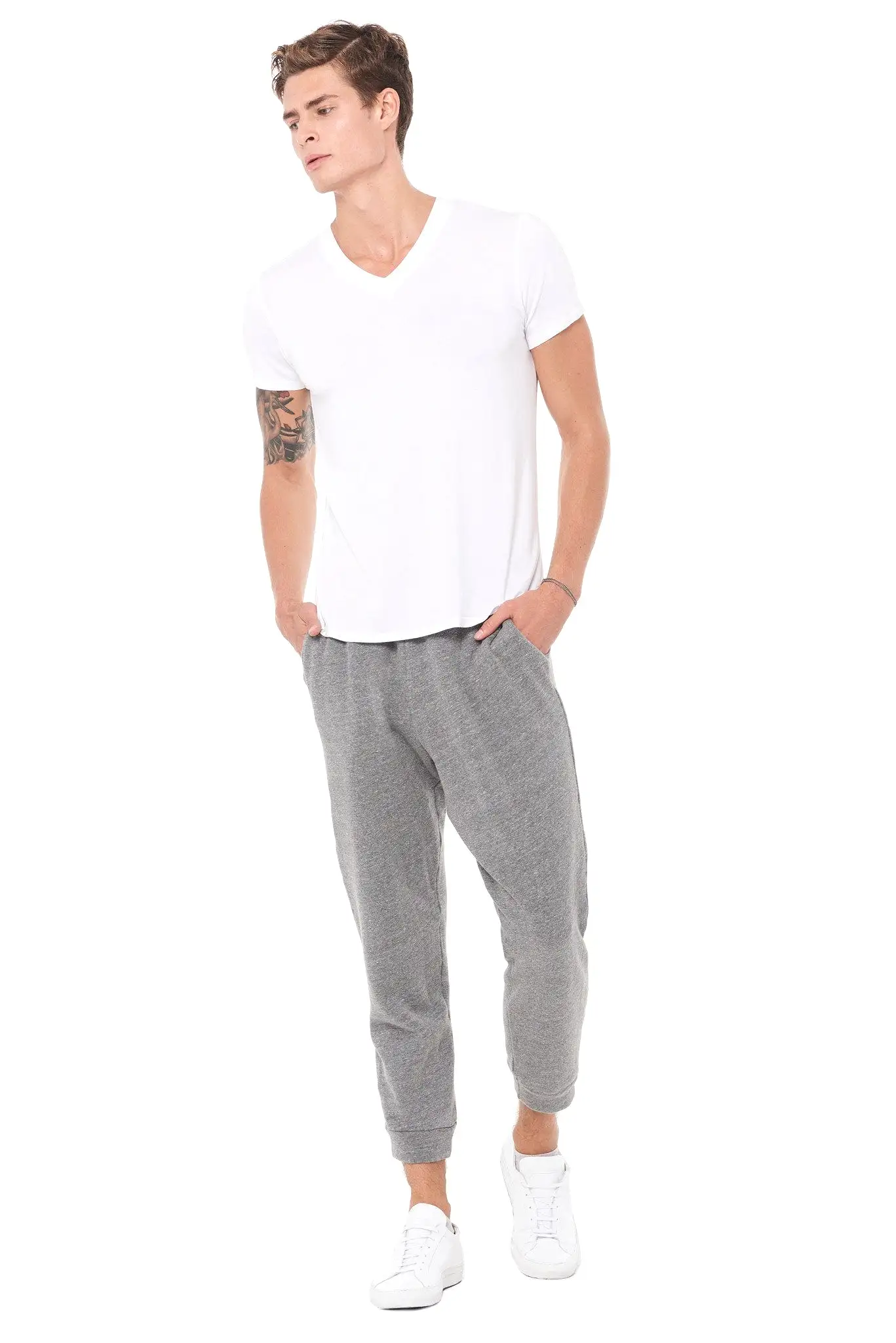 Men's Back Zip French Terry Sweatpant