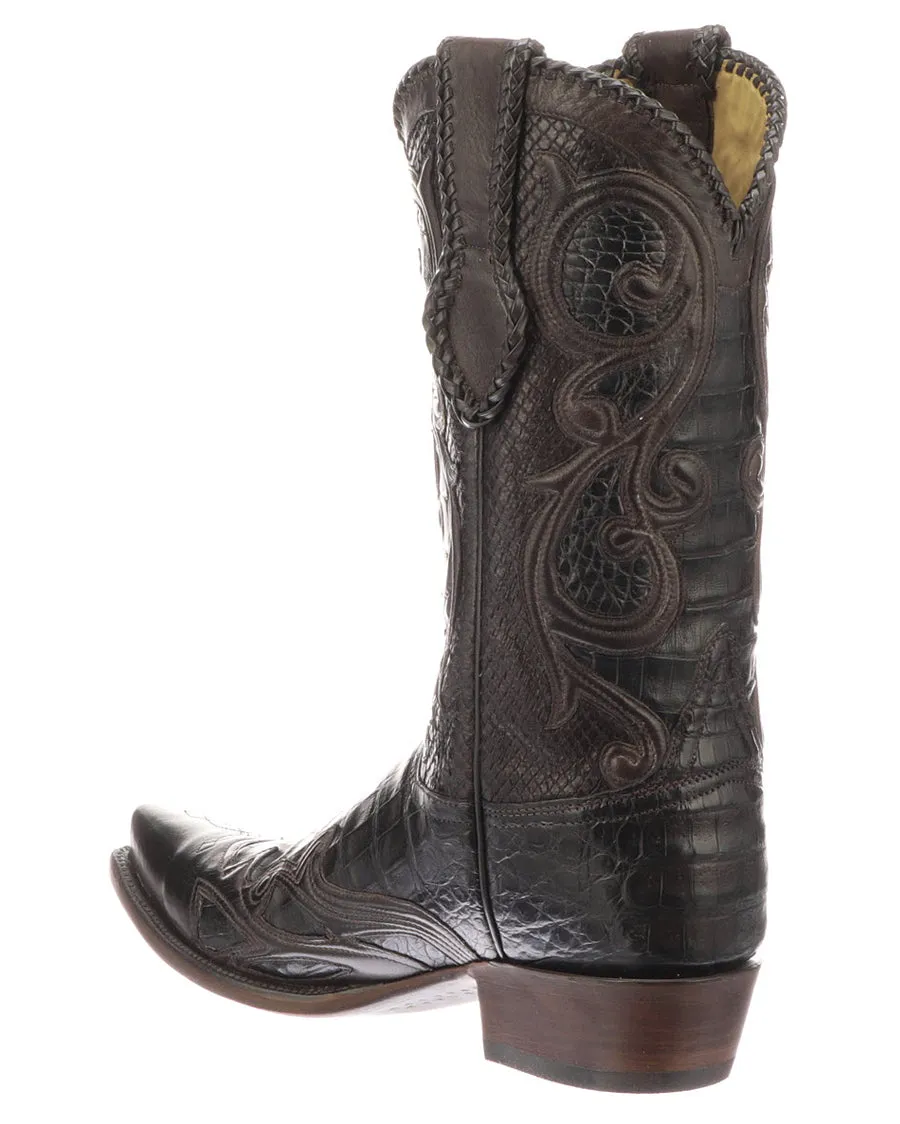 Men's Weston Python & Crocodile Boots