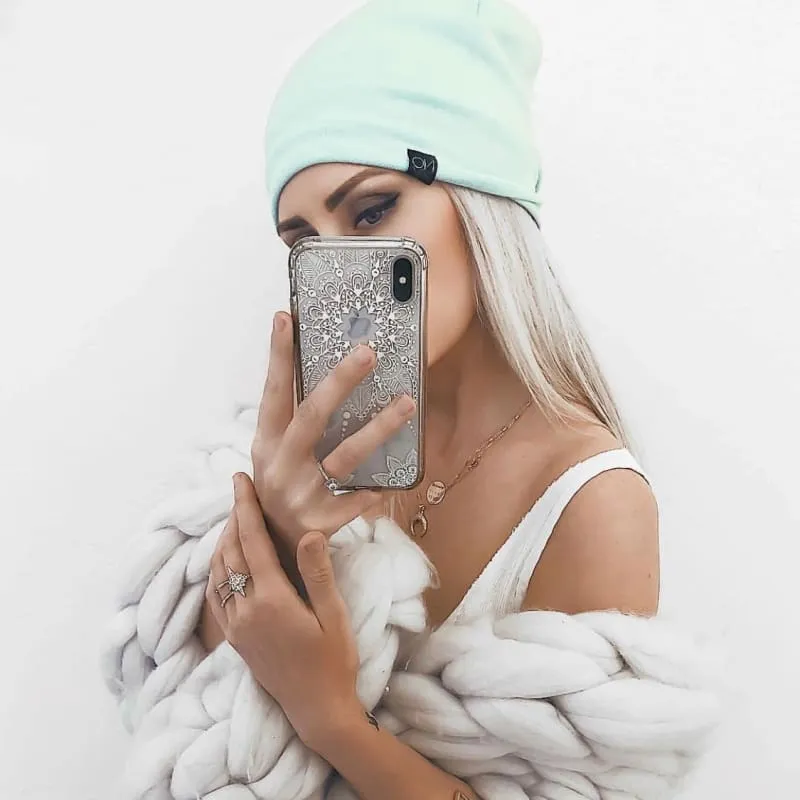 Mint | Cozy Sweater Knit Beanie