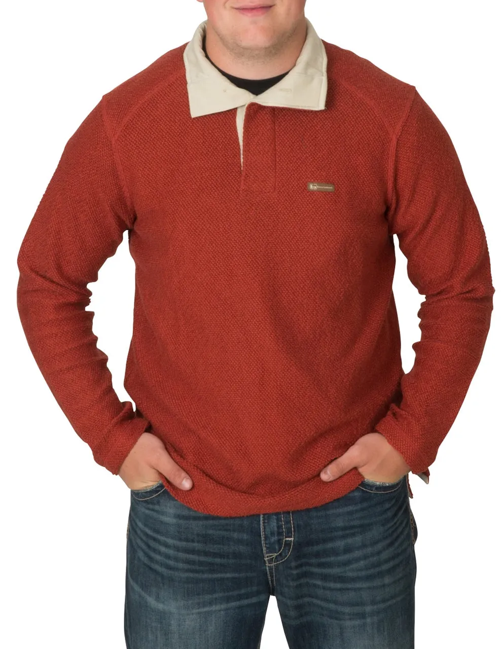 Nubby Fleece Henley